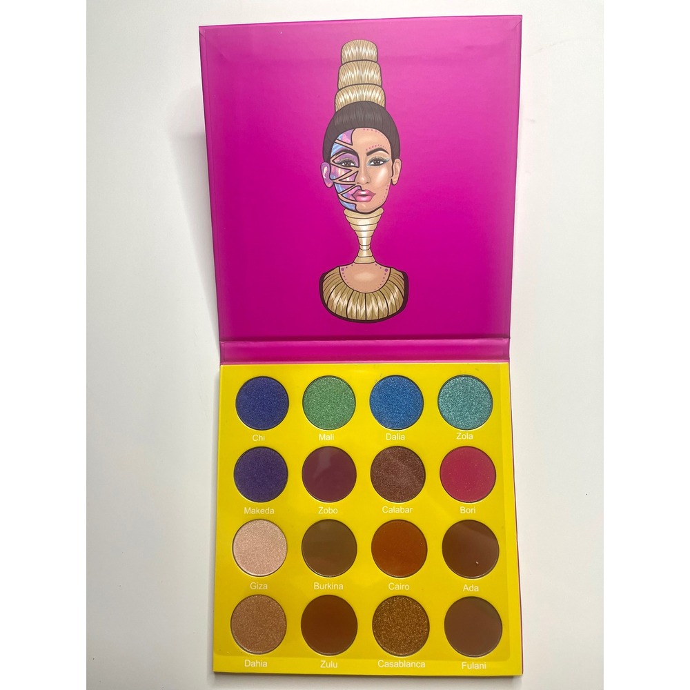 Juvia's Place The Masquerade Mini Eyeshadow Palette 16 Shades Vibrant Shimmers